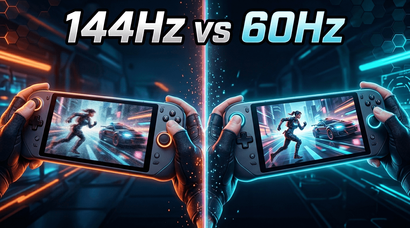 144Hz vs 60Hz for Handheld Gaming: Is It Worth It? thumbnail