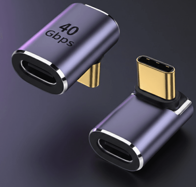 USB-C Right Angle Adapter (2 Pack)